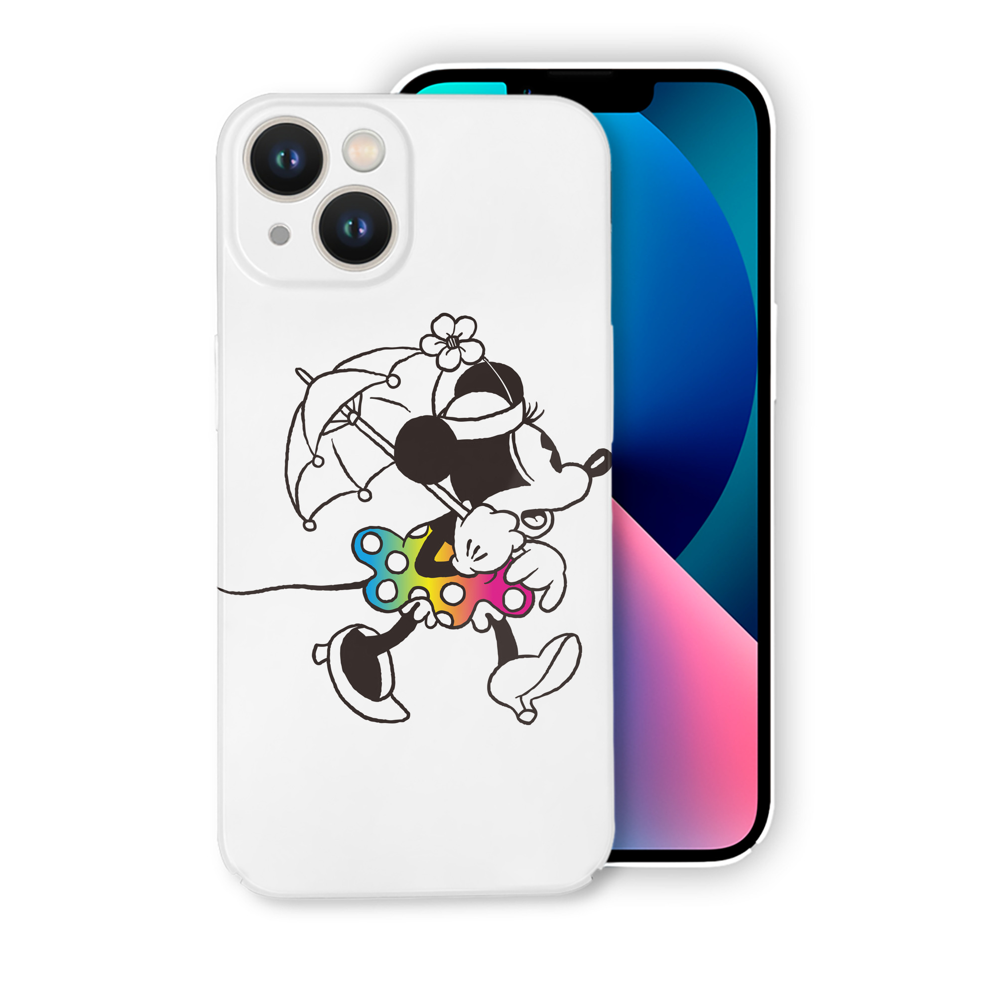 （画像用） ミッキーマウス Mickey Mouse 【iPhone 14シリーズ対応】ハードケース